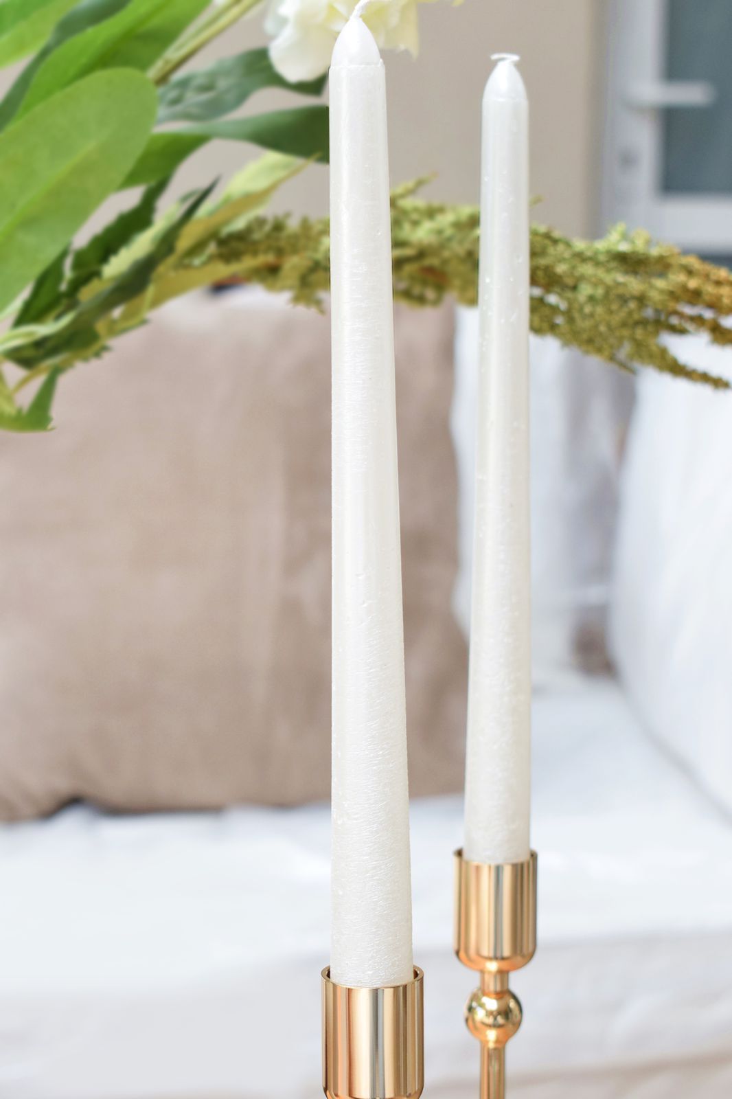 SET VELAS BLANCAS NACAR