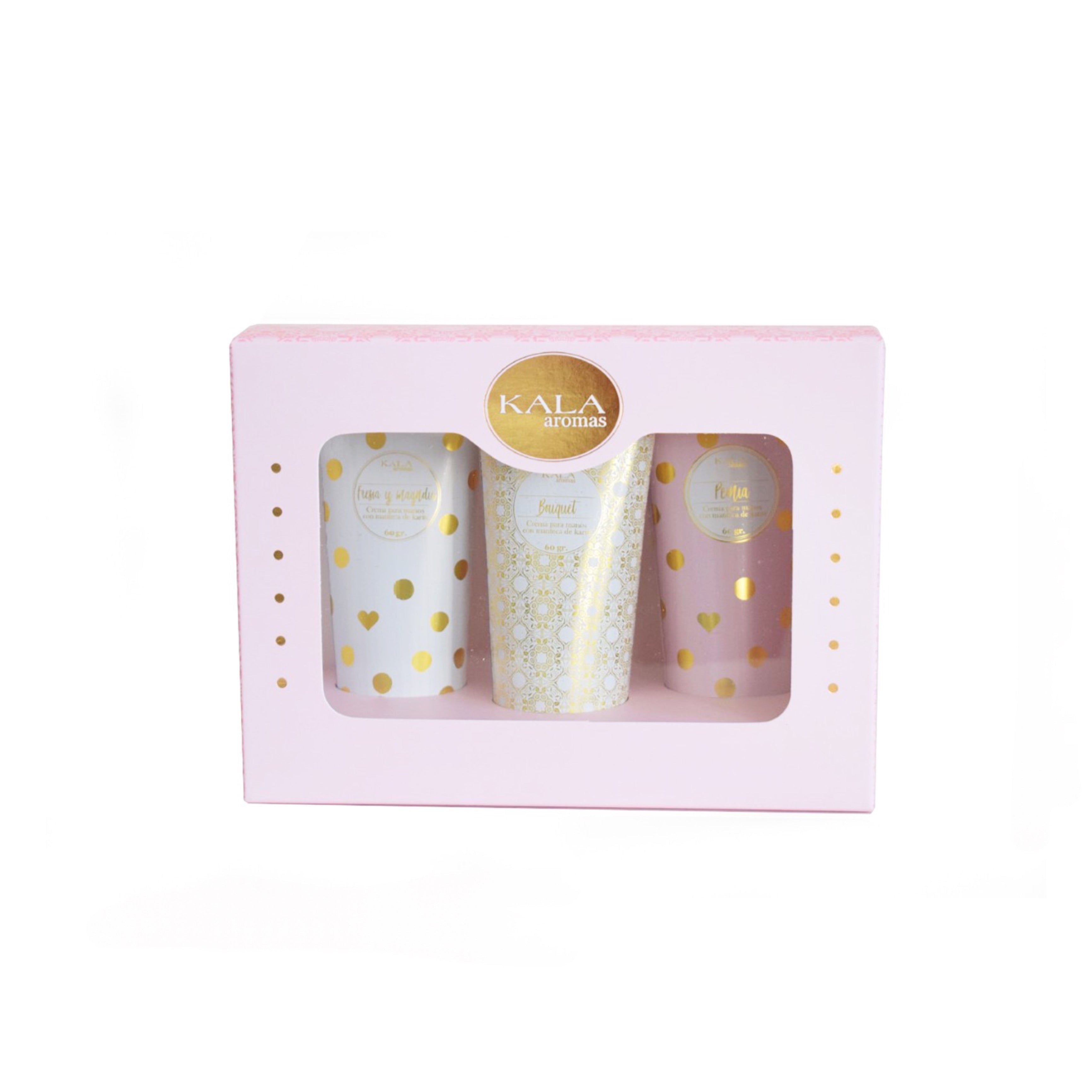 CAJA CON TRES CREMAS LUXURY