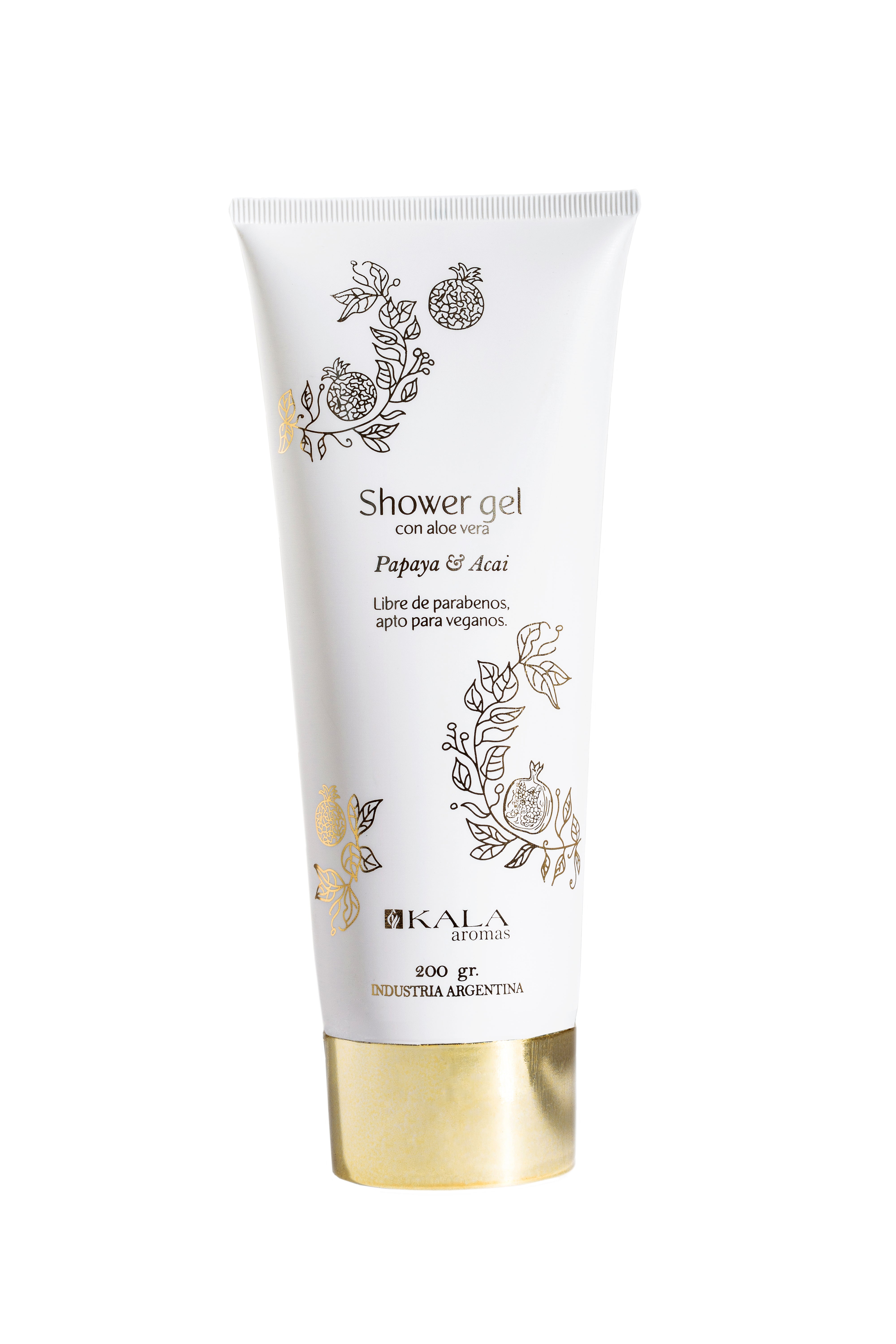 SHOWER GEL PAPAYA Y ACAI VEGANO