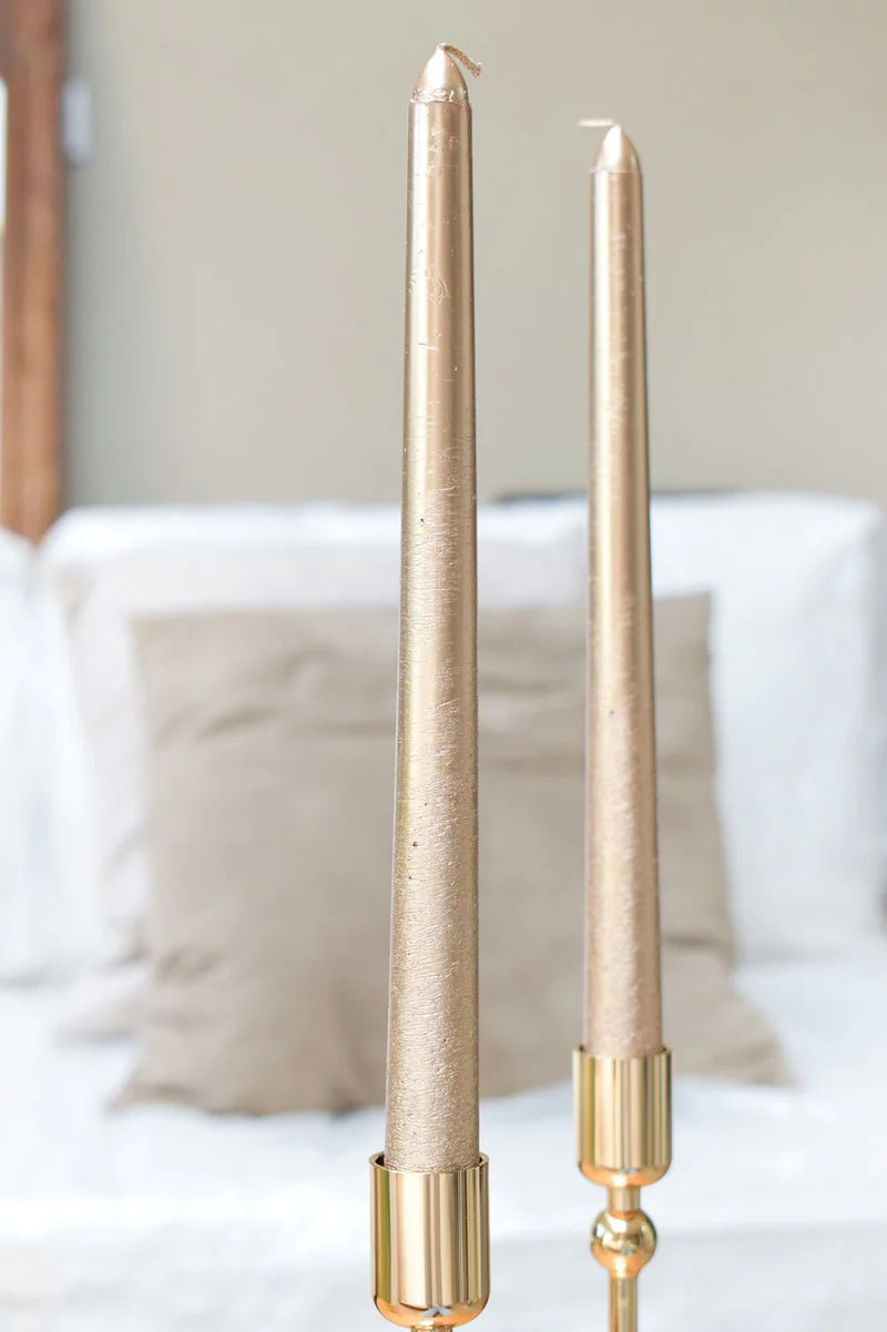 SET VELAS DORADAS