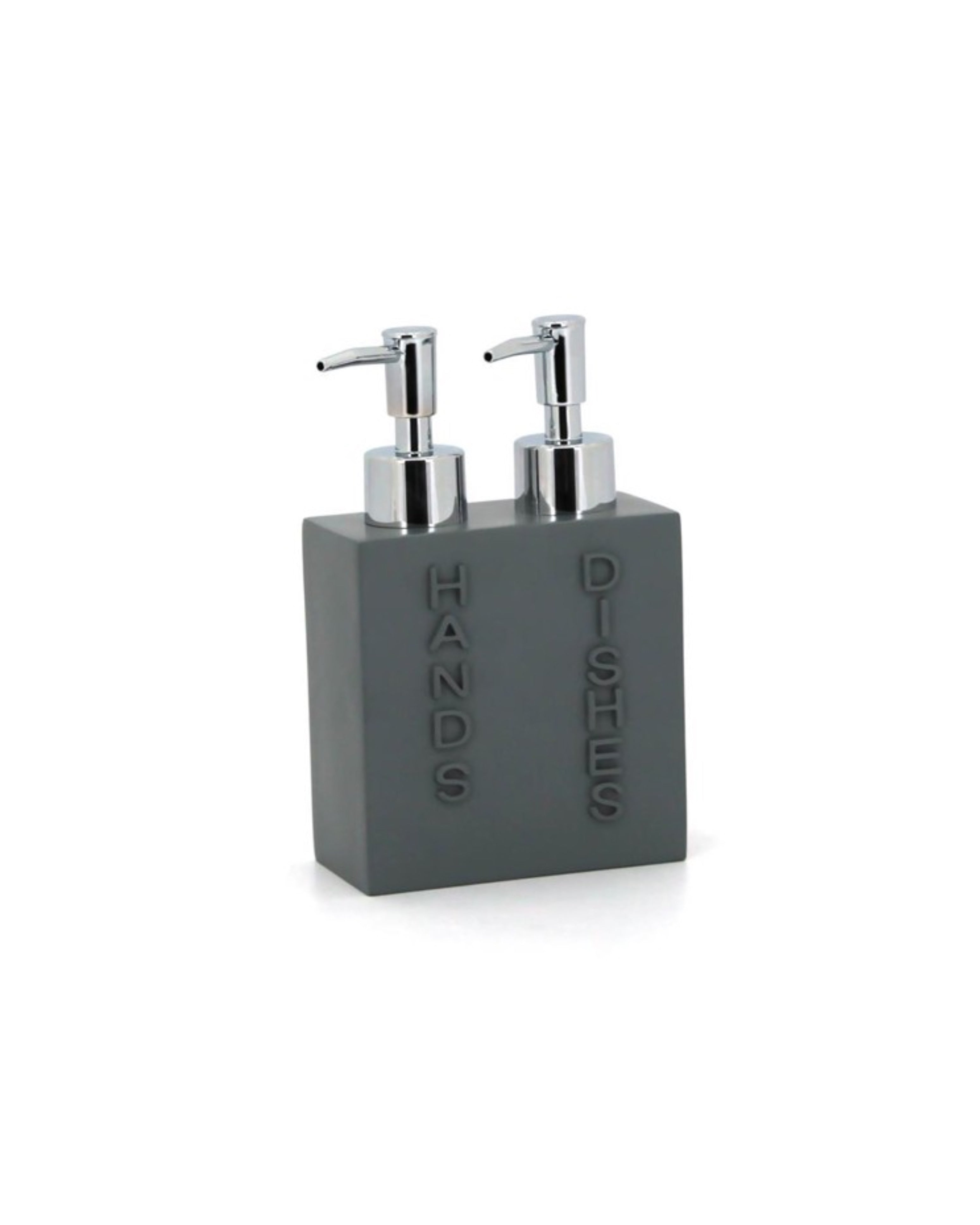 DISPENSER DOBLE GRIS